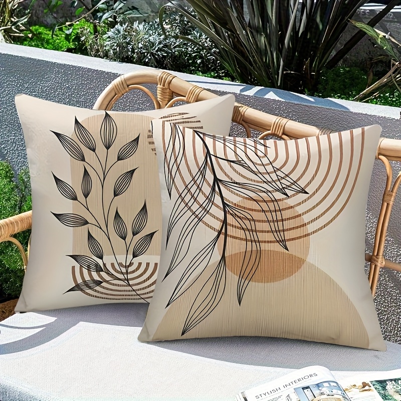 Throw Pillow Indoor Outdoor Cushion Covers Outdoor Cushion Cover