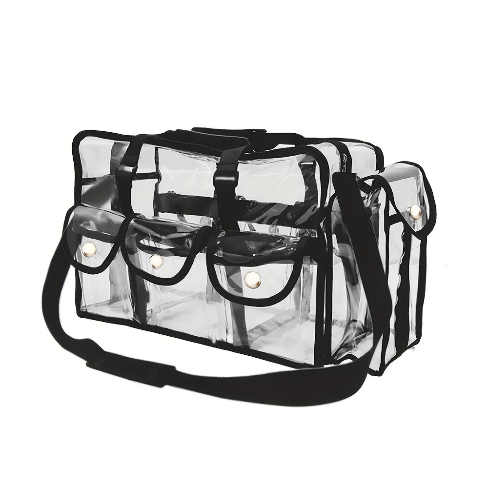 

Transparent Toiletry Bag, Clear Makeup Cosmetic Bag Travel Organizer For Accessories, Shampoo, Full-size Container, Toiletries, For Camping