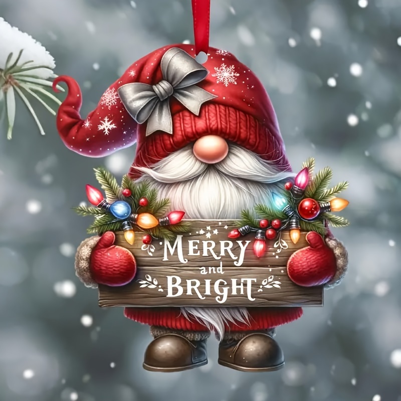 

Christmas Tree Ornament - Hanging Decoration, Non-electric, Non-rechargeable For Holiday Decor And Diy Crafts-1pc