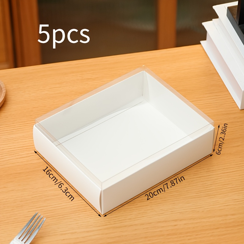 Image of Gift For Her/him Ins-style Korean-style Chubby Macaron Packaging Box For Birthdays And Valentine's Day, High-end Pet Transparent Box For Baking , Christmas, Halloween