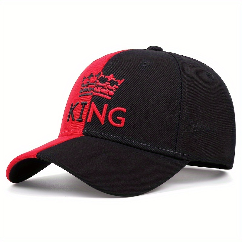E-shop Herren KING Krone Gestickte Bunte Baseball Modische Gebogene Krempe Lässige Alltagsmode Damen Hip
