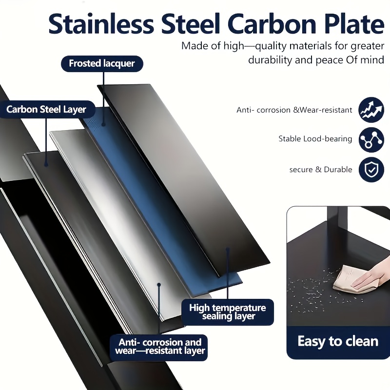reliable 1pc of Adjustable Kitchen Storage Rack - a Tall Mobile Organizer Featuring Locking Wheels, Space-Efficient Stainless Steel Shelves for The Kitchen And Pantry, Robust Build, Long-Lasting Shelving Unit, Storage Area, And a Versatile Storage Rack 11 reliable 1pc of Adjustable Kitchen Storage Rack - a Tall Mobile Organizer Featuring Locking Wheels, Space-Efficient Stainless Steel Shelves for The Kitchen And Pantry, Robust Build, Long-Lasting Shelving Unit, Storage Area, And a Versatile Storage Rack - Image 11