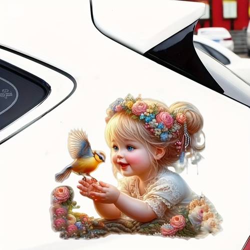 bird vinyl sticker waterproof perfect for motorcycles laptops and car decor durable ideal gift for cyclists