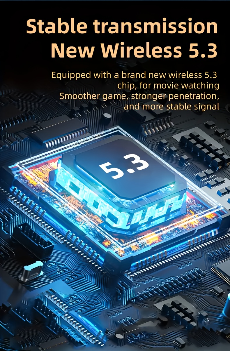 2025 AI Real-Time Translation Earbuds | 144 Languages Support, LED Power Display, Type-C Charging, Touch Control, Voice Noise Cancellation & Open Ear Design |Compatible with All Smartphones for Meetings Sports Travel Gaming - Sleek Gift-Ready Design