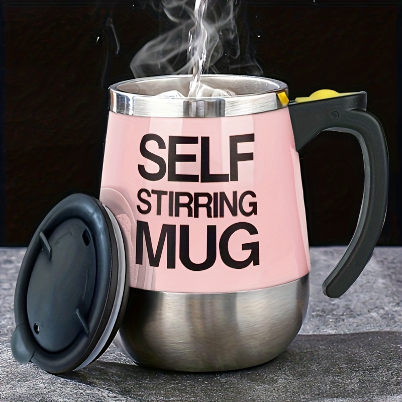 Self Stirring Mug Electric Mixing Cup Magnetic Stirring Cup - Temu