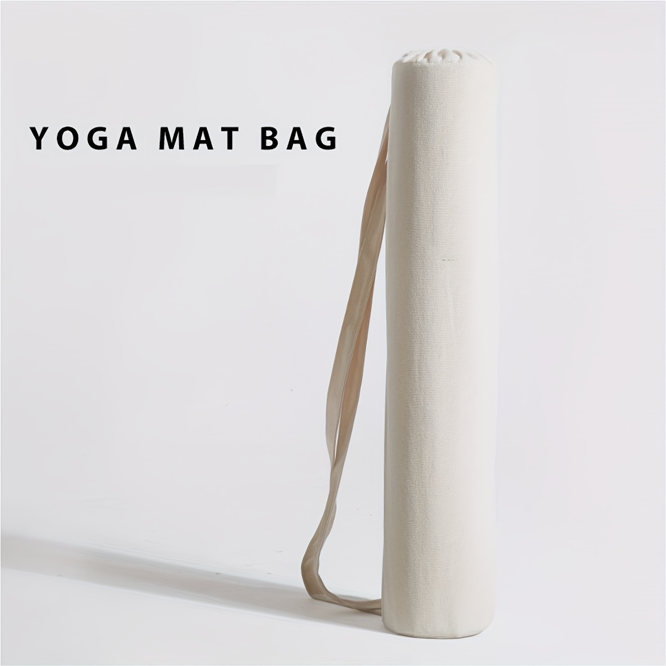 TEMU Yoga Mat Storage Bag, Yoga Mat Carrying Case, Fitness Yoga Bag, Canvas Yoga Mat Carrier; Yoga Mat Holder; Yoga Mat Strap