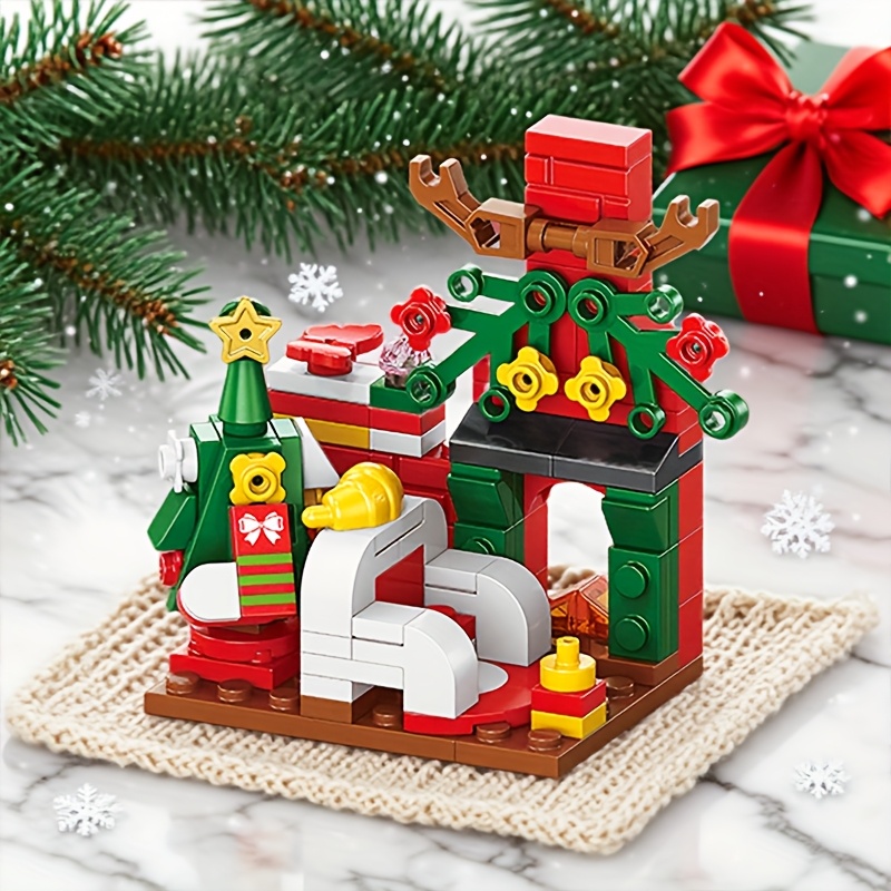8IN1 Christmas Assembling Building Blocks Ornaments Set
