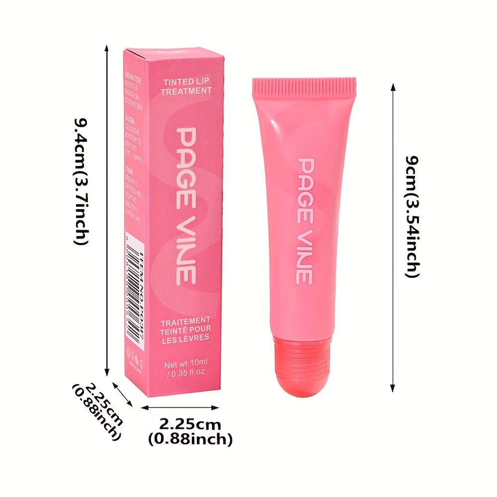 4-pack glansig läppbalsam, non-sticky hydratiserande oil i nyanser för torra | Rabatter För Alla | Temu