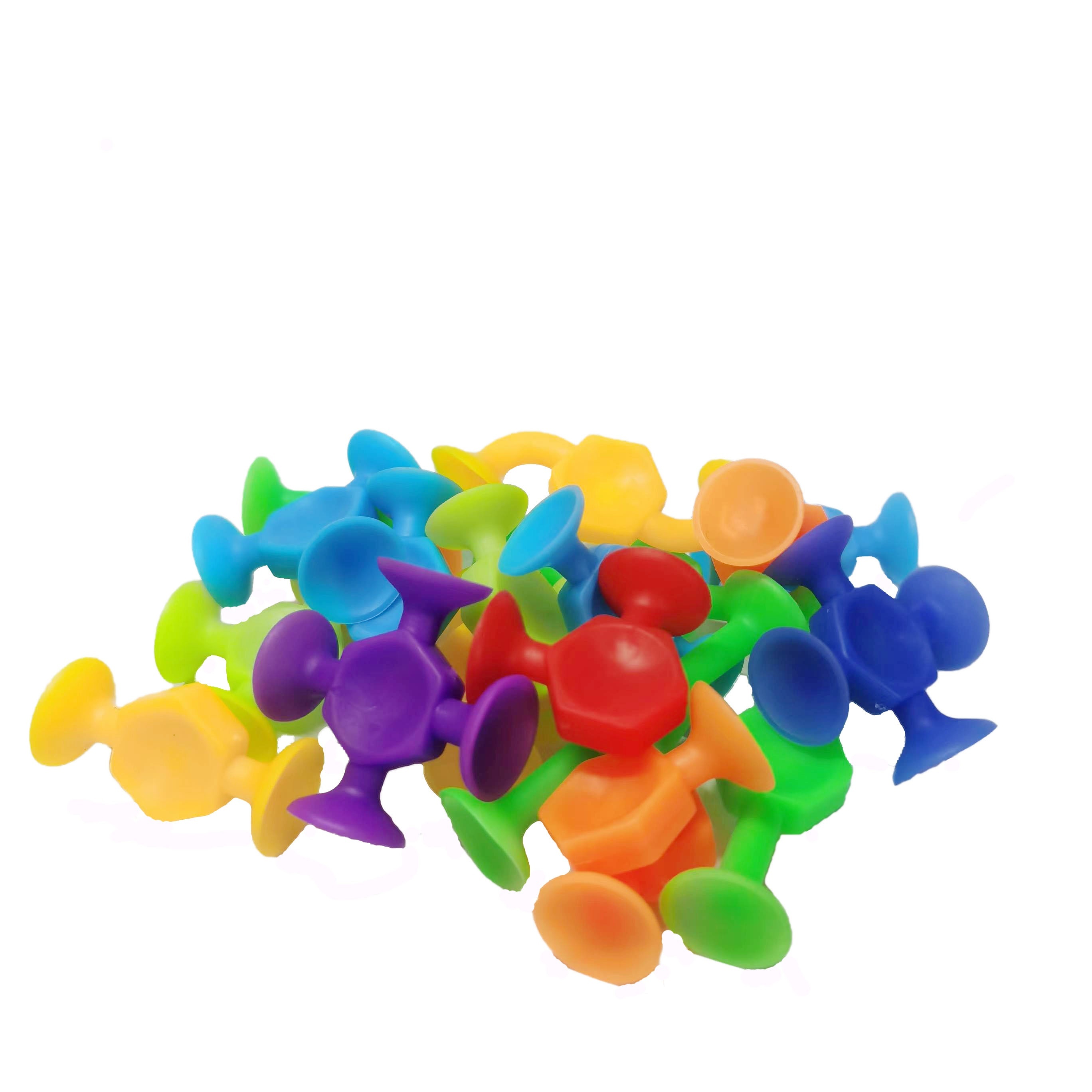 48pcs Suction Cup Building Blocks Educational Toys