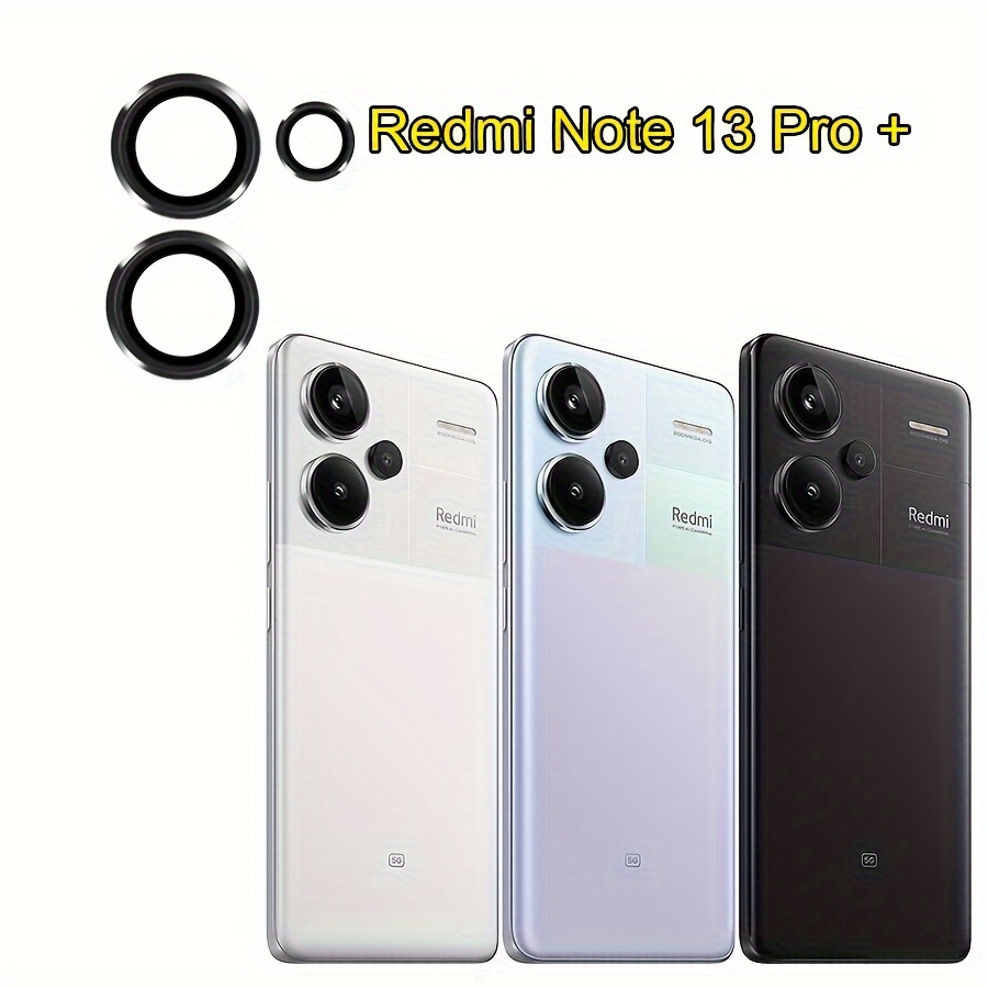 

Film Protecteur de Caméra en Verre Trempé avec Anneau Métallique pour 13 13C 4G 5G Note 13 Pro 4G 5G Note 13 Pro+ POCO C65 M6 Pro X6 Pro 5G X6 5G Étui de Protection en Verre Transparent pour Lentille