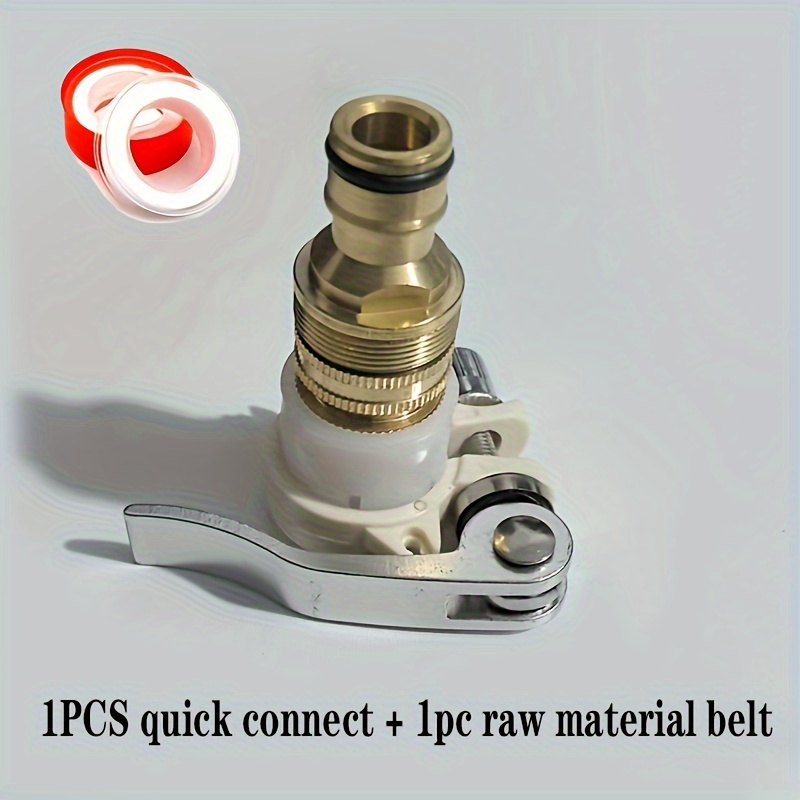 Image of New All--in-one Universal Water Pipe Quick Connection Fittings, Universal Faucet Connector Set, Multi-functional Water Pipe Connection Fittings, Multi-functional Faucet Adapter