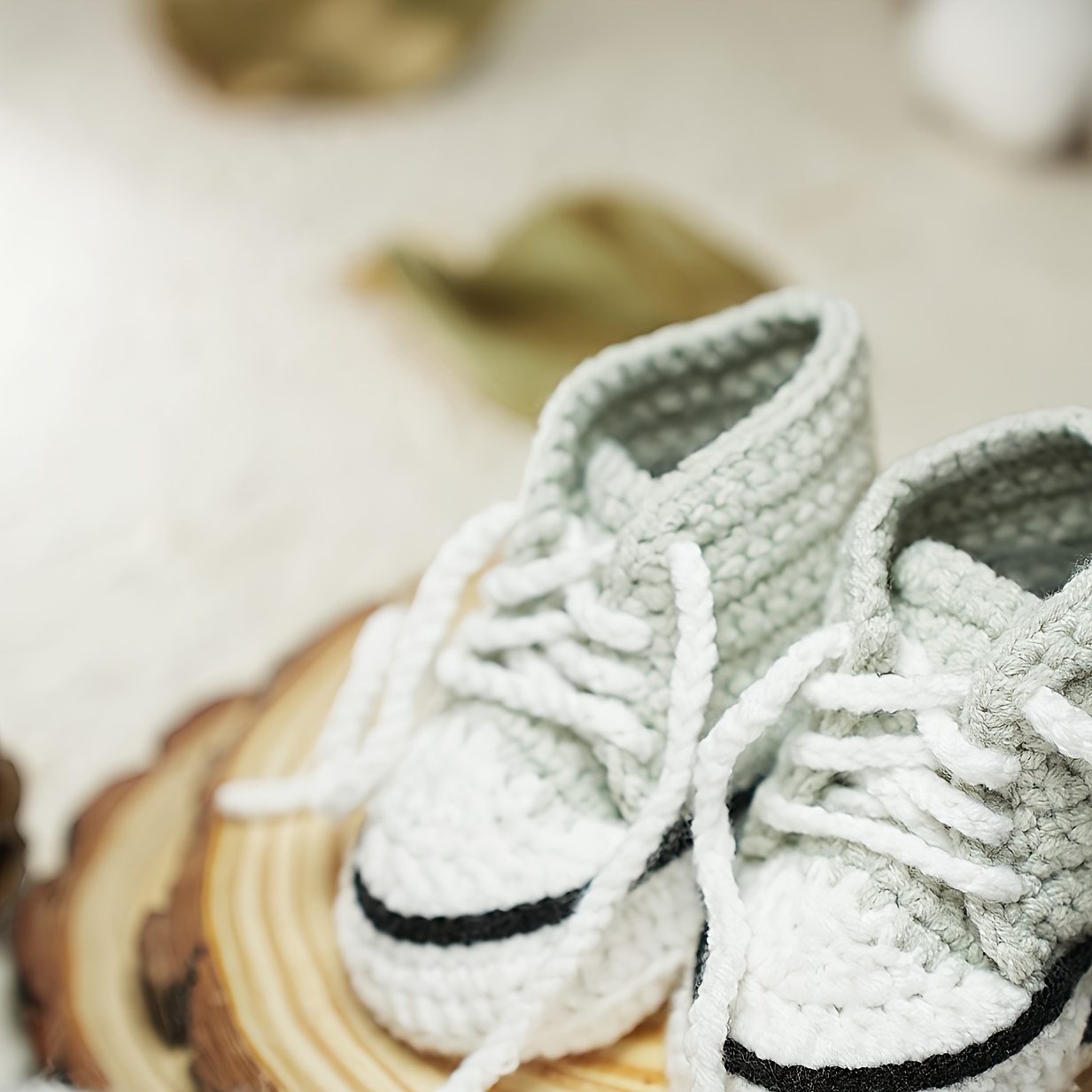 Handmade Crochet Baby Shoes - Soft Fabric Slip-on & Lace-, Low-top Infant Footwear With , Solid Color Casual Shoes For New Walkers & Toddler Boys (ideal Gift), Toddler Shoes