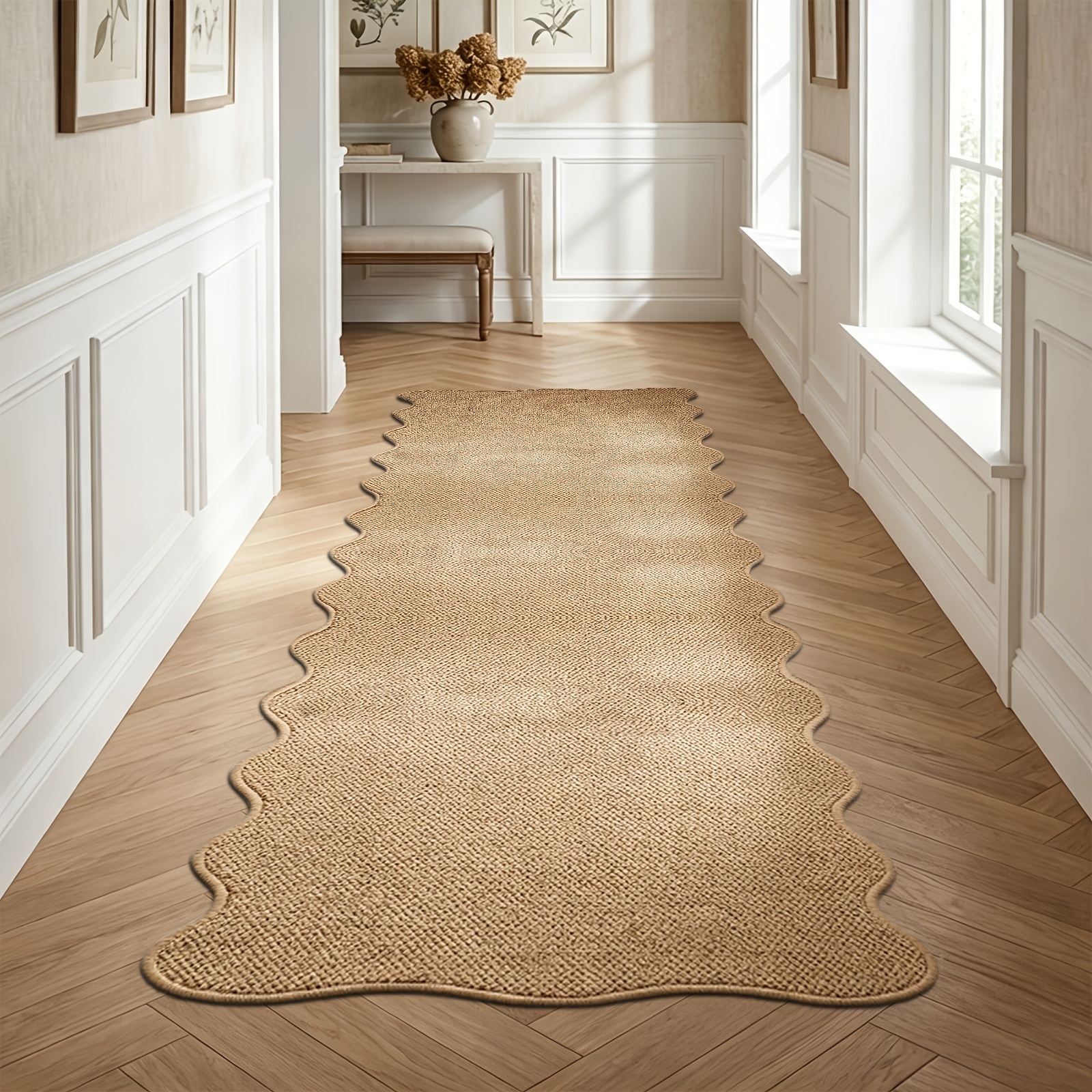 TEMU 1pc Of Home Decoration, Used For Bedside Floor Mats, Solid Color Carpets, Easy-to- Mats, Suitable For Sinks, Bedrooms, Bathrooms, Kitchens,