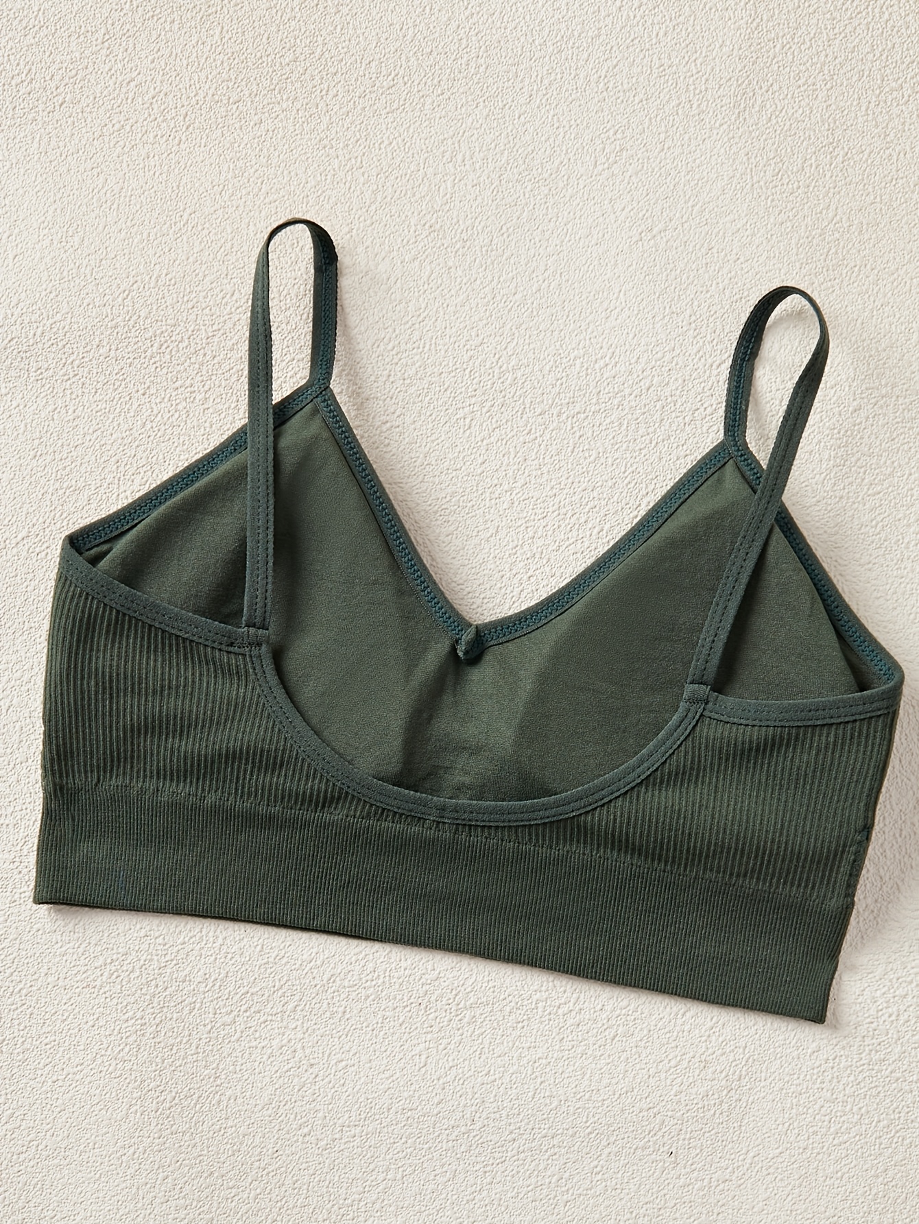 Women's 7-Pack Seamless Solid Color Bralettes, High Support