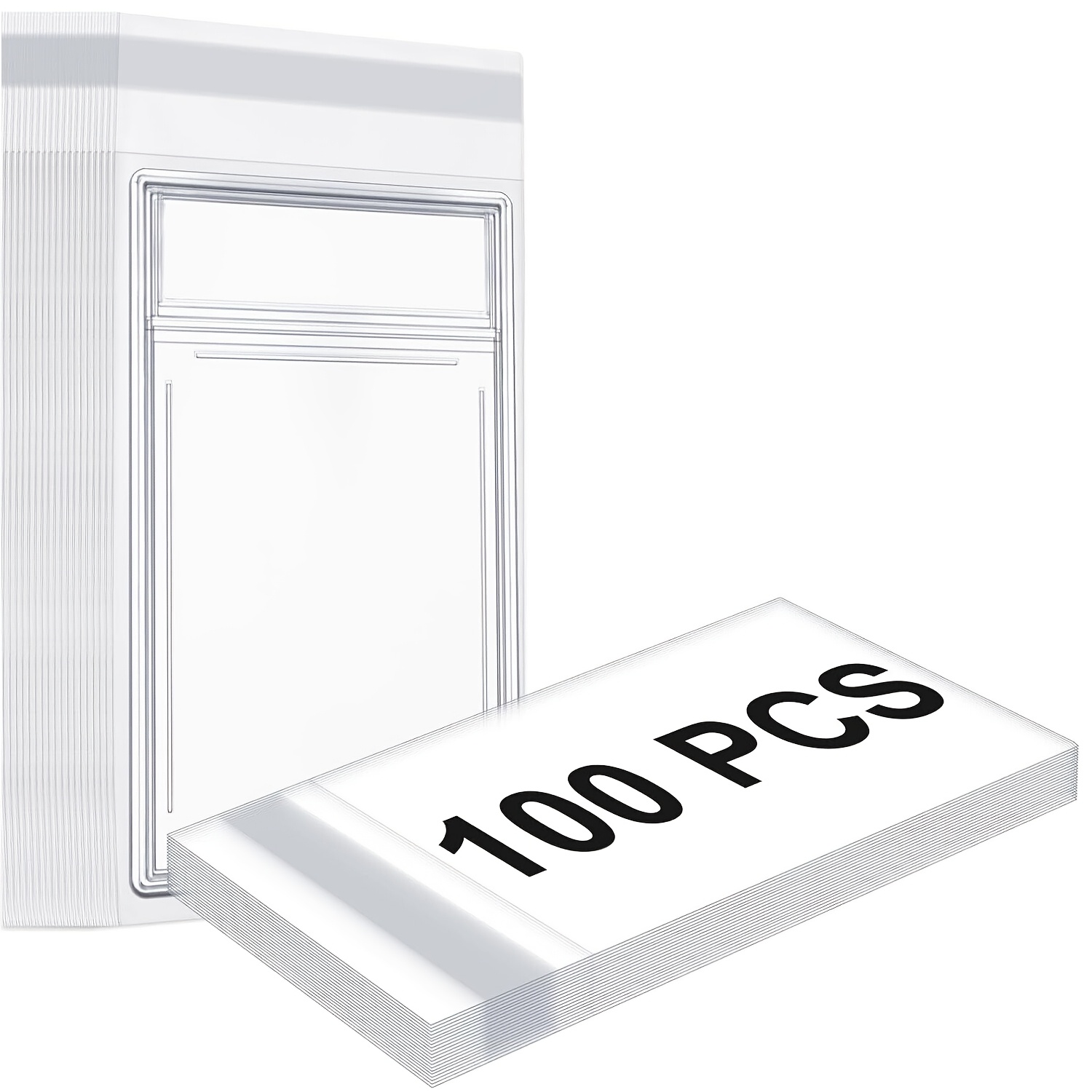 TEMU Lot de 300/100 pochettes de classement auto-scellantes, housses de universelles pour blocs de classement, compatibles avec SGC et autres boîtes