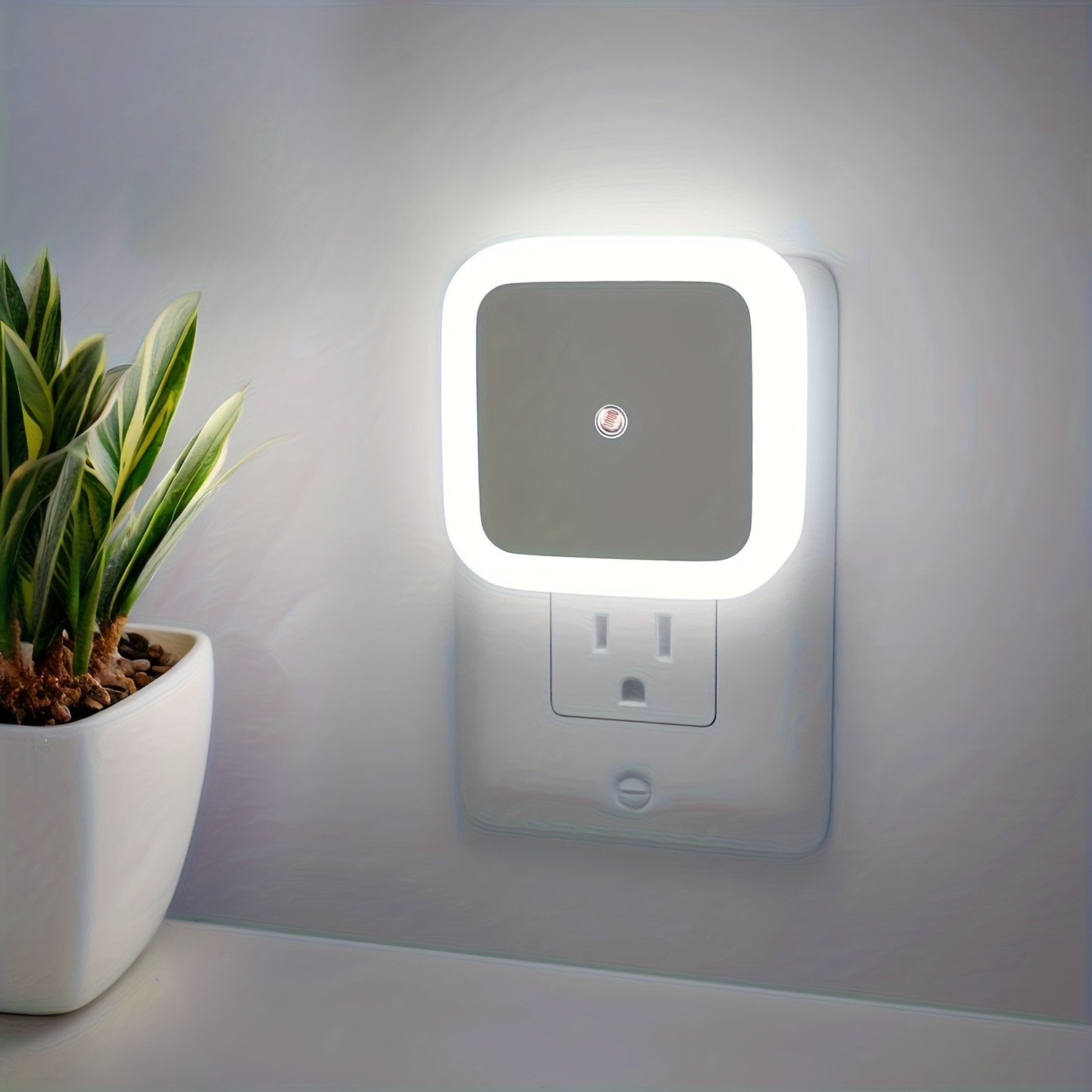 set of 4 intelligent night lamps     design automatic dusk to dawn sensor ideal for   kitchens stairs and bedrooms