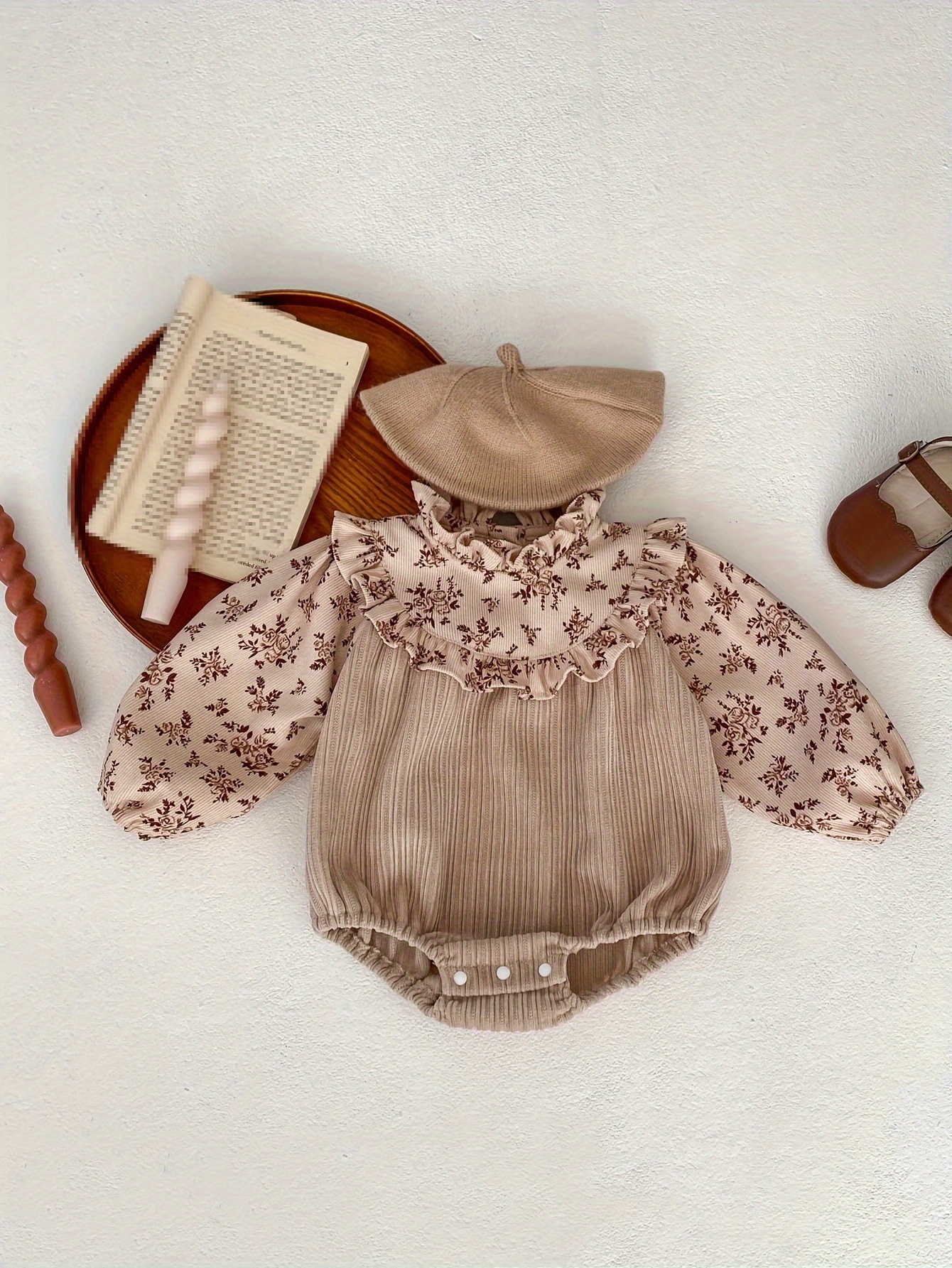 Thanksgiving Baby-Outfit – Strampler Mit Truthahn-Muster, Inklusive Stirnband
