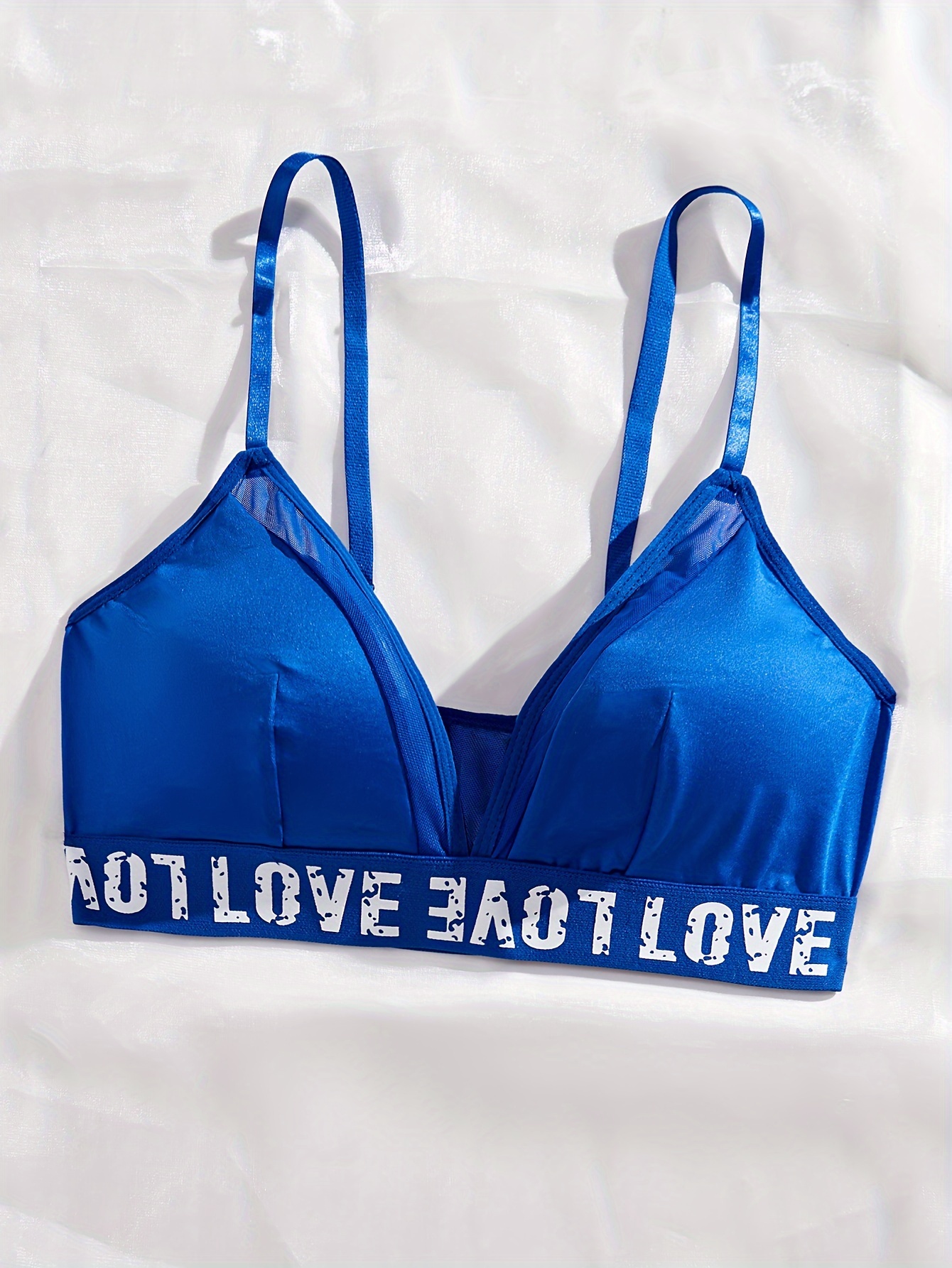 Forever Attractive Royal Blue Seamless Bra Set