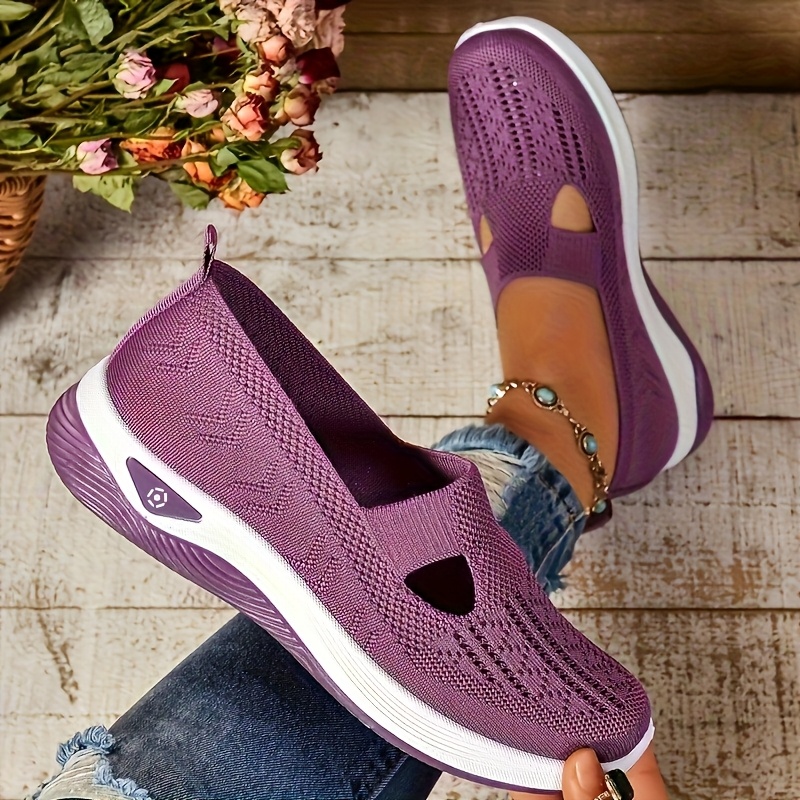 womens breathable mesh sleeve sports shoes lightweight and comfortable walking shoes pvc sole and cloth shoe pad multi color multi purpose shoes details 4