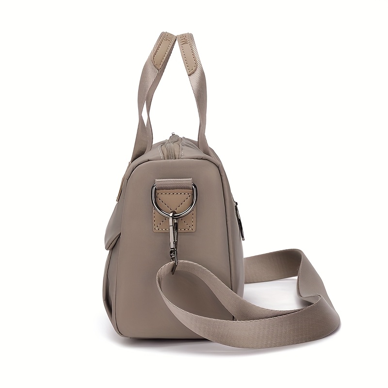 nylon cloth crossbody bag womens large capacity fashion multi layer shoulder bag lightweight parent bag crossbody outing handbag Product details 8