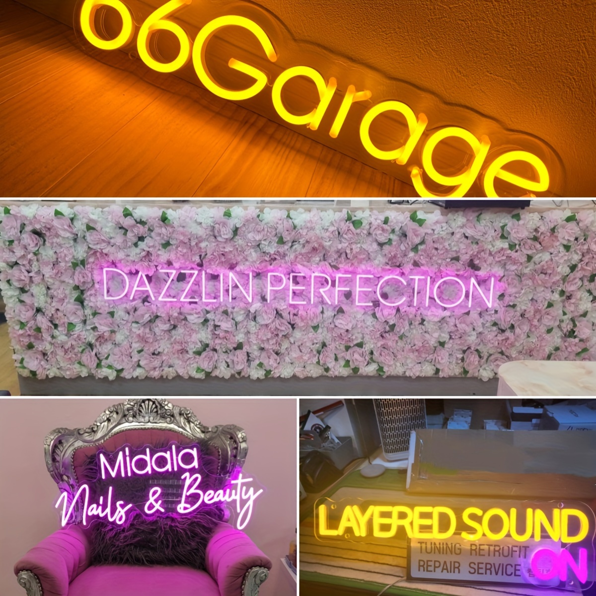 Customized Neon Signs, Private Custom Name LED Signs, Personalized USB Powered Neon Lights, DIY Wedding Party Birthday, Business Name Design Halloween Gift -winter, new year