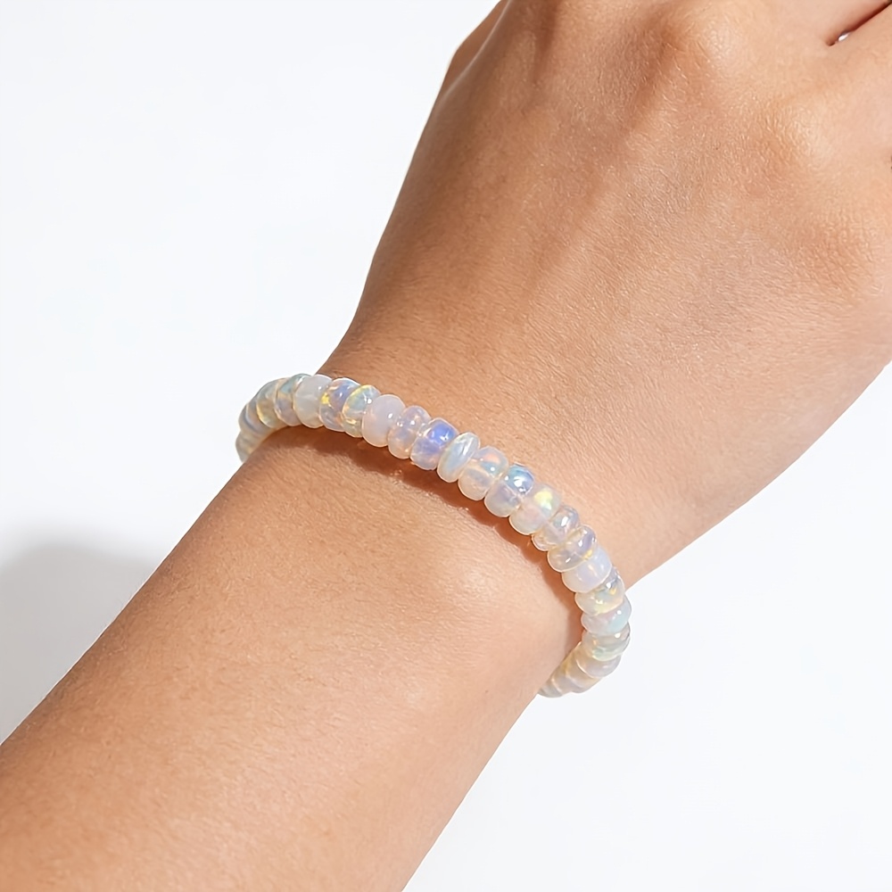 TEMU Pulsera multicolor de 1 pieza, pulsera , pulsera de cuentas coloridas en la , accesorio de muñeca delgado multicolor, para usar todo el año