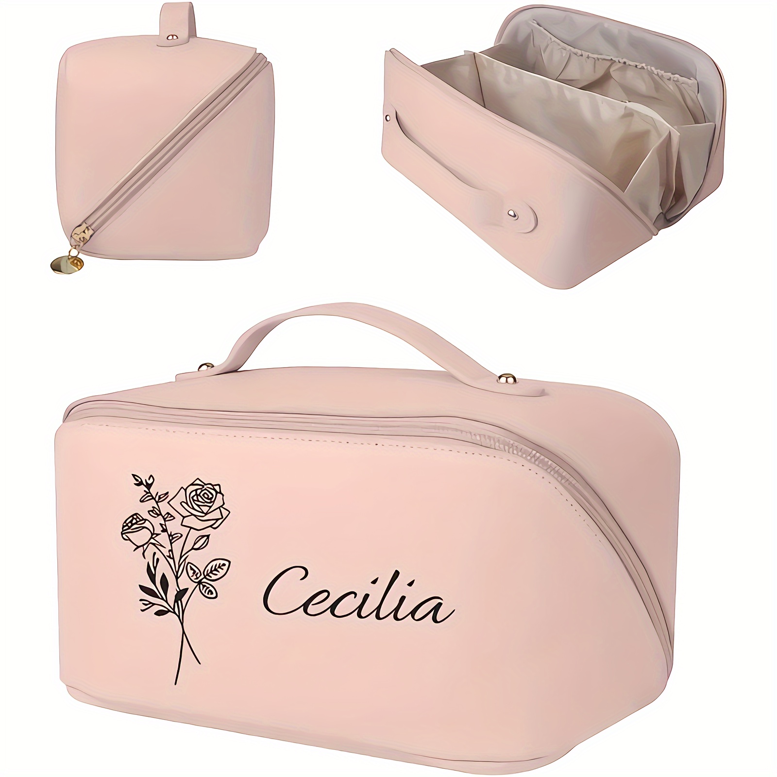 

Personalized & Name Cosmetic Bag For - , For And Toiletry Organization, For , Wedding, Graduation, 's Day