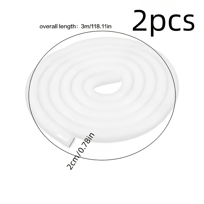 TEMU 1pc/2pcs 300.0 X 2Cm/118.11In X 0.78In Material de Relleno para de Sofá, Tira de Espuma Antideslizante para de Sofá, Clip de Fijación para de