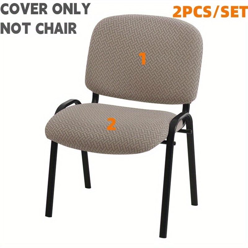 TEMU 1 Juego de de Silla Jacquard Dividida, Protector Elástico para Silla con de Asiento y de Respaldo para Banquetes, Salas de Conferencias y