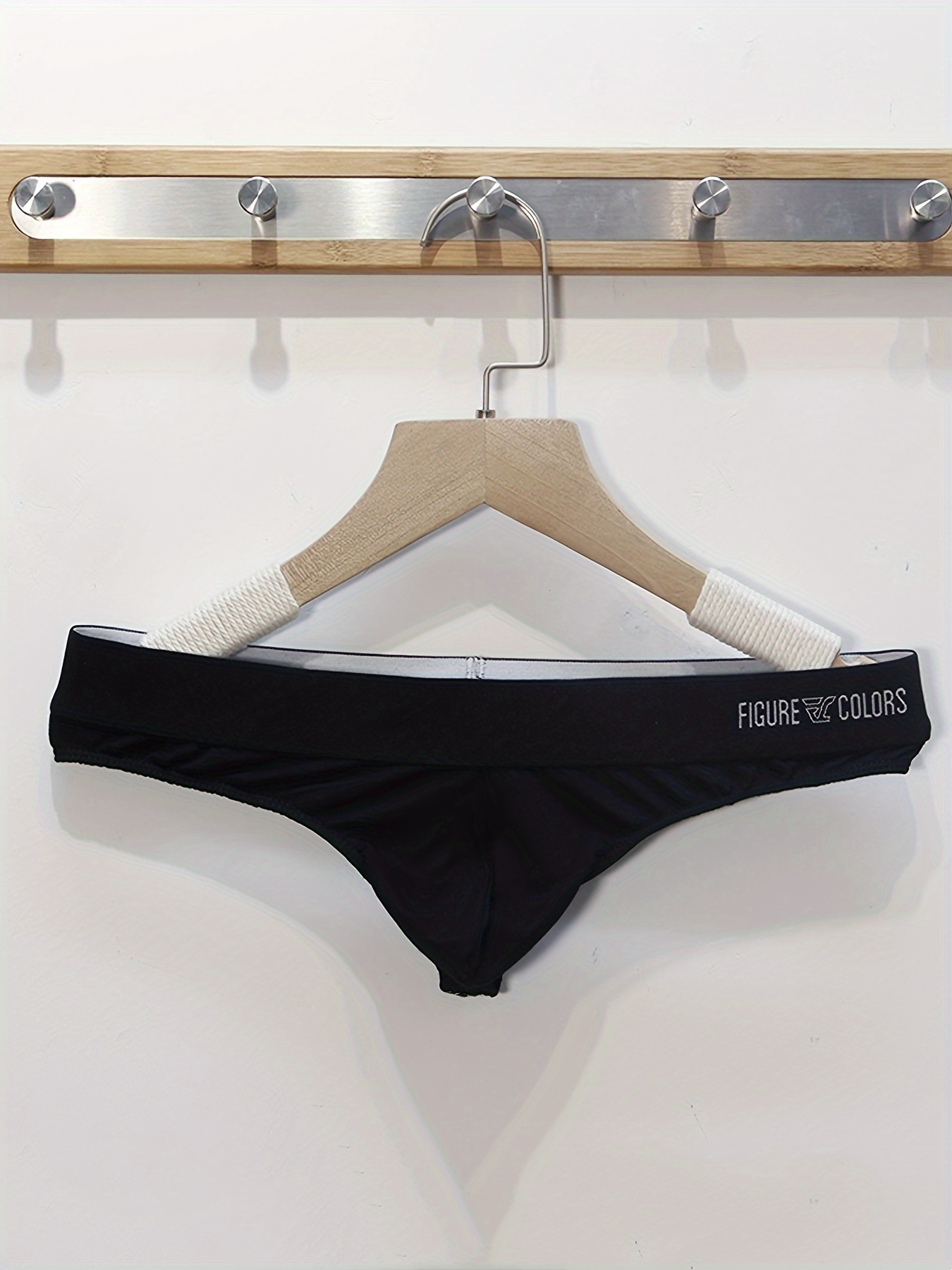Men Plaid Printed Breathable Lightweight Low Waist Sexy Underwear