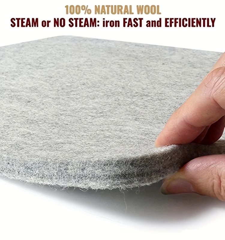 1pc premium new zealand felt ironing pad heat resistant thick   for clothes no electricity needed details 1