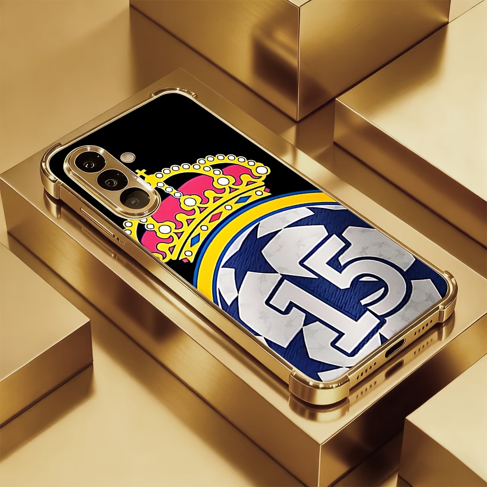 TEMU Phone Case - Champions M-madrid Phone Case Suitable For Galaxy A56 A36 A55 A35 A06 A05 A14 A24 A34 A54 A16 A05s A25 A15 A33 A53 S25 S24 S23 S22
