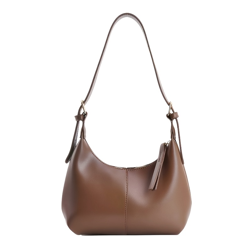 E-shop Damen Schultertasche Minimalistische Pendler Schultertasche Farbkontrast Breiter Schultergurt Verstellbare Rückenmethode und dreidimensionale