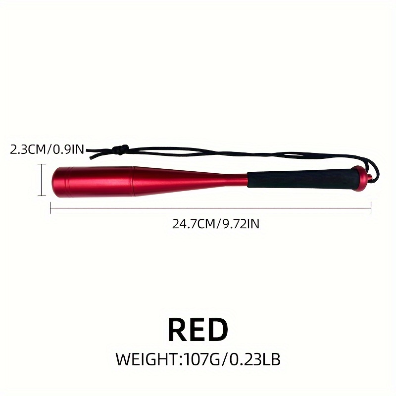 Image of 1pc Fishing Hammer, Fishing Knock Tool Fishing Bat Aluminum Alloy Fishing Multi Tool Additions With Soft Handle(blue Red) Other Fishing Tools And Additions