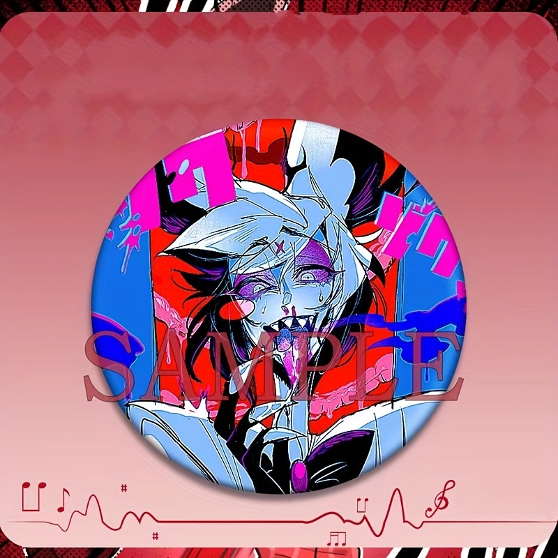 * Anime Badge Set - 6 Unique Designs, Perfect For Gifts &amp; Home Decor, Ideal For Birthdays, Halloween &amp; Christmas