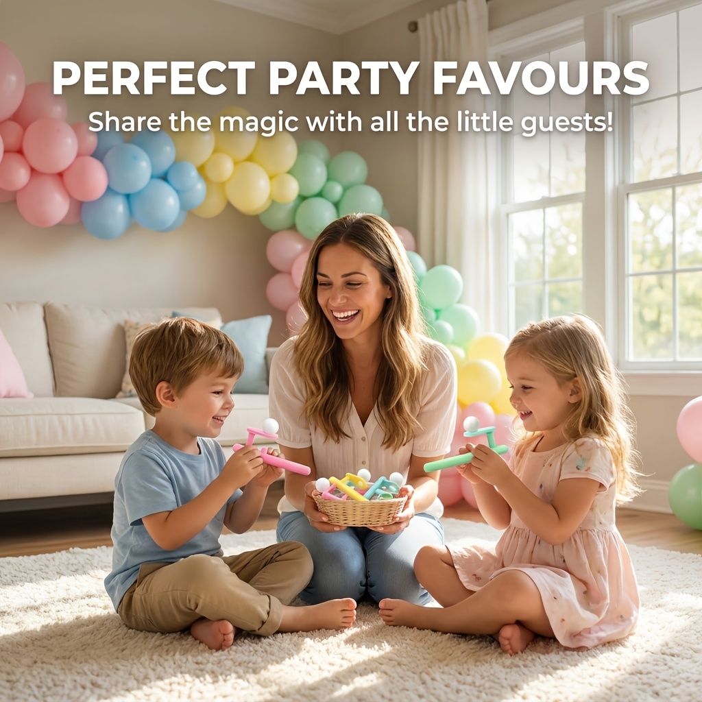 16pcs set floating ball toys for kids this classic retro style plastic game an for classroom rewards party favors fillers and pinata stuffers random colors Product details 4