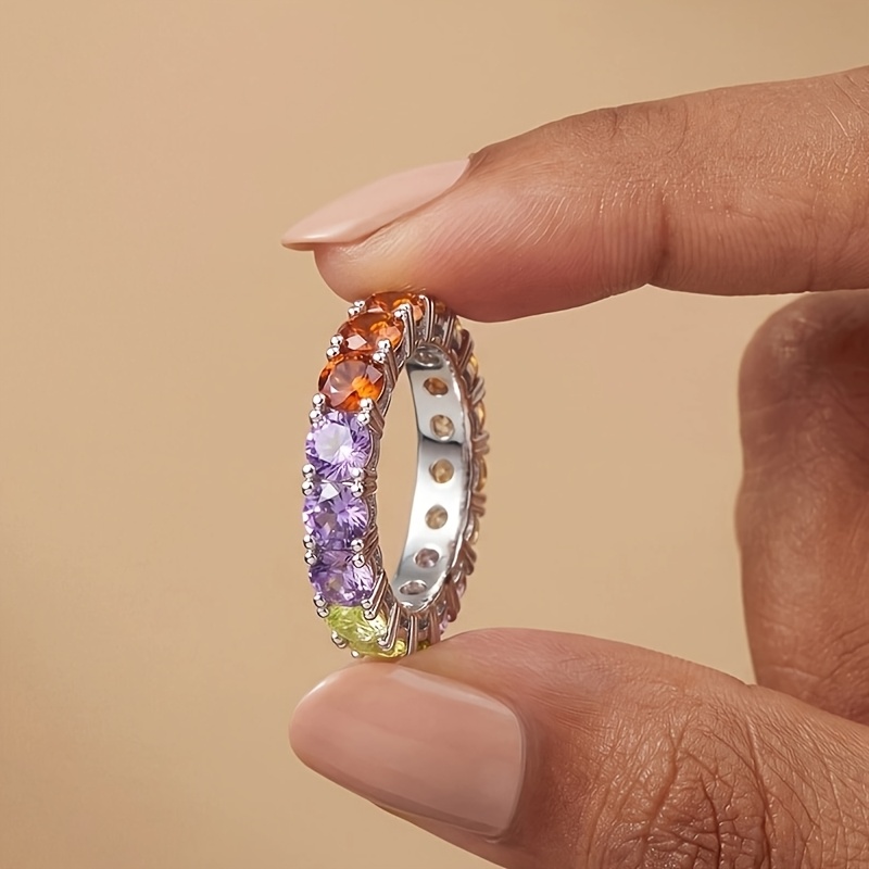 Women's Vintage-Style Full-Circle Ring