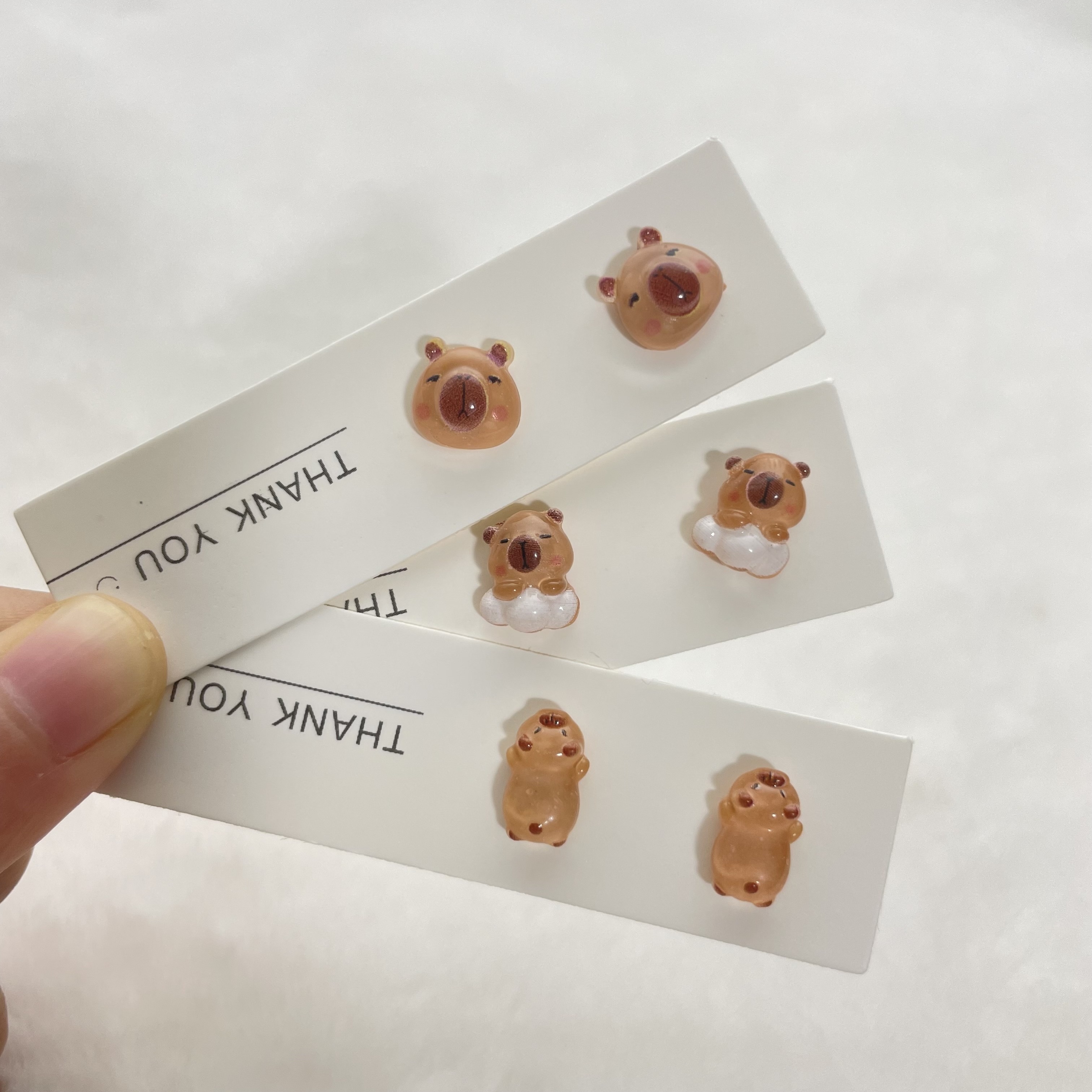 Multi-pair Set, Capybara Earrings, Cute Little Accessories, Daily Wear, Creative Gift, Animal