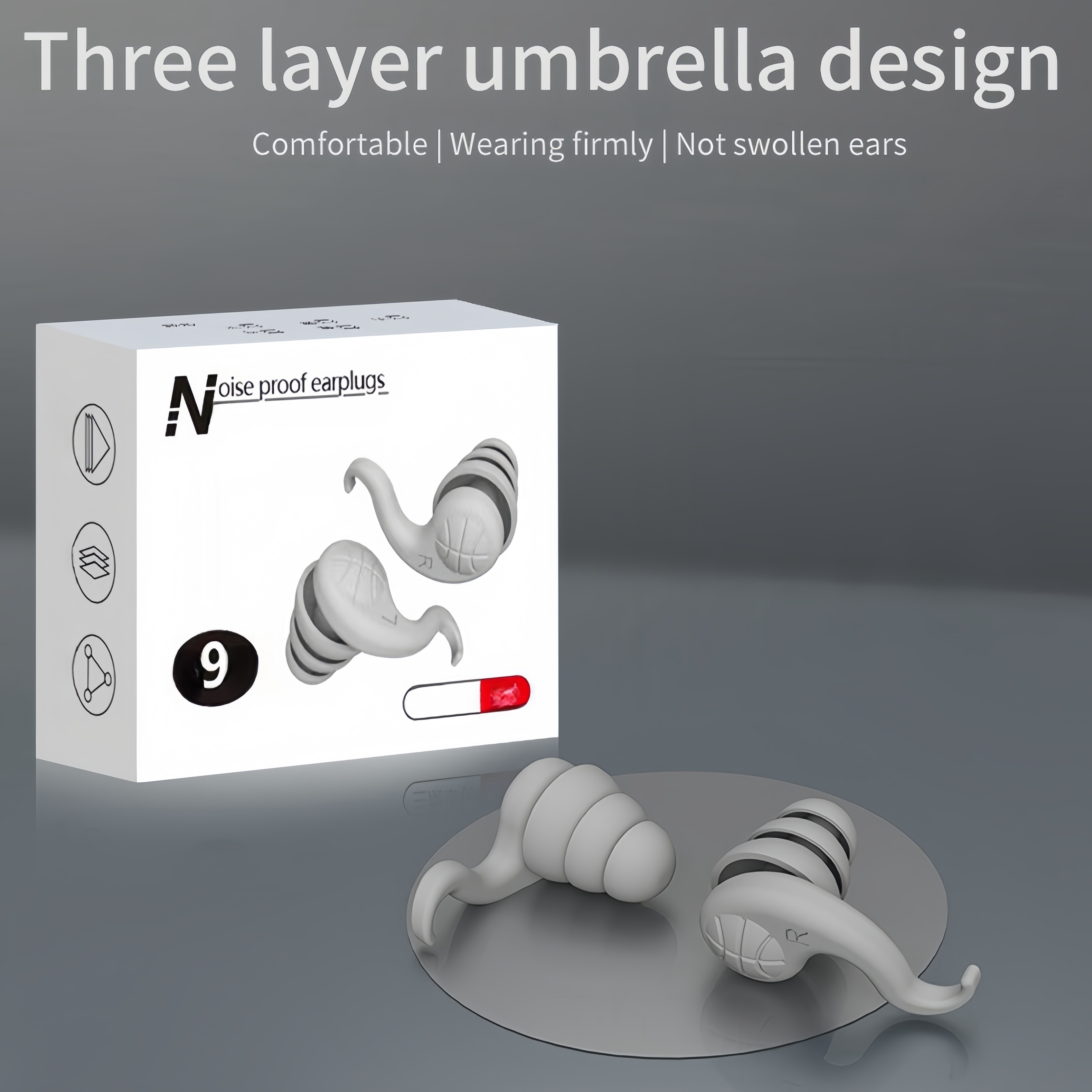 Reusable Silicone Ear Plugs Sleeping Noise Cancelling Temu South Africa