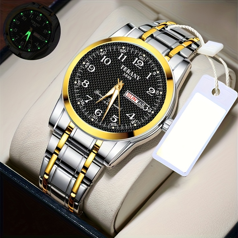 Orologio Uomo Minimalista In Acciaio Inossidabile - Quadrante Argento, Cinturino Metallo, Moda Business E Casual - Impermeabile 30m - 4