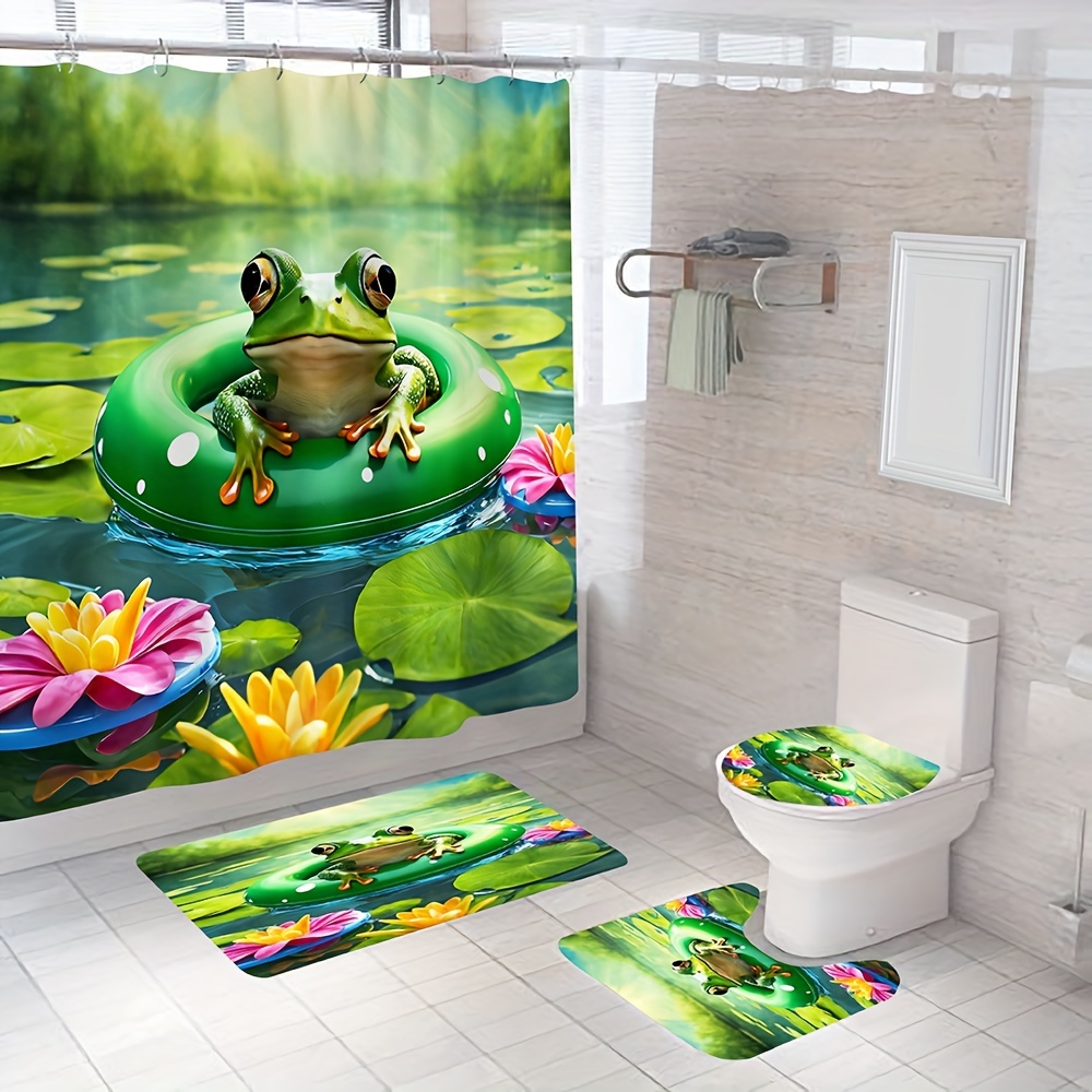 Frog life Shower Curtain by Svenningsenmoller Design