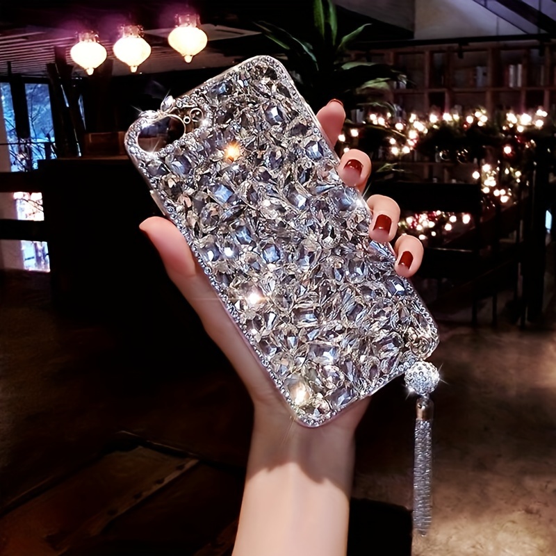 

Elegant And Noble Rhinestone Tassel Phone Case Suitable For Iphone 15 Pro Max, Samsung S Series, And Note Series