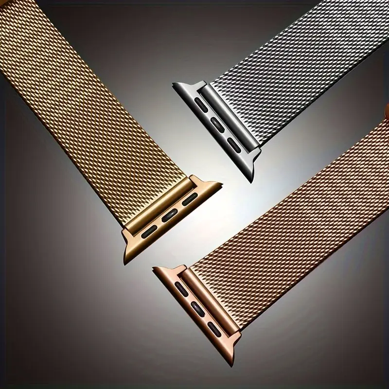 bracelets   en acier inoxydable pour for iwatch series ultra 9/8/se/7/6/5/4/3/2/1 - fermoir magnétique, bracelet en     à leau compatible avec les modèles 49 mm/45 mm/ /42 mm/41 mm/40 mm/38 mm détails 7