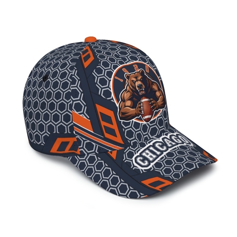 TEMU Men's Baseball , 1 Chicago Anime Cartoon Adjustable Baseball , Unisex, Unique Curved Brim Baseball , Fan Outdoor , Sports - The Day Gift