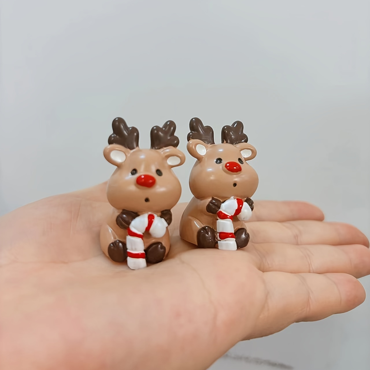 

5pcs Figurines, Christmas Decorations, No Needed