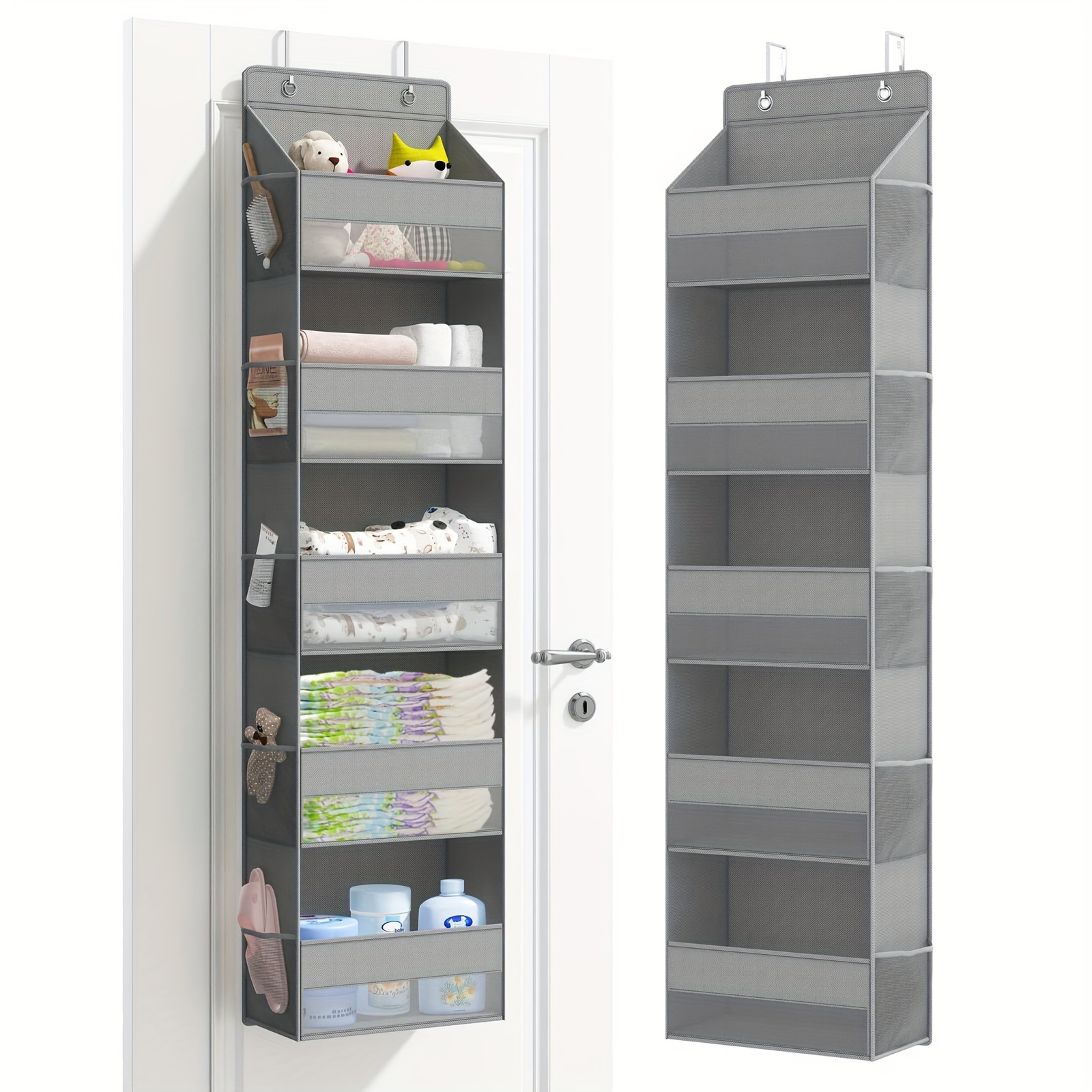 

Over Organizer, 5- Hanging 5 10 For Pantry Dorm Pantry Bathroom Clothes ()