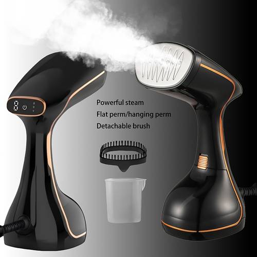 1780w portable garment steamer 30g min continuous steam 360ml tank 3 level steam clothes care steamer wrinkle remover detachable brush for eu plug