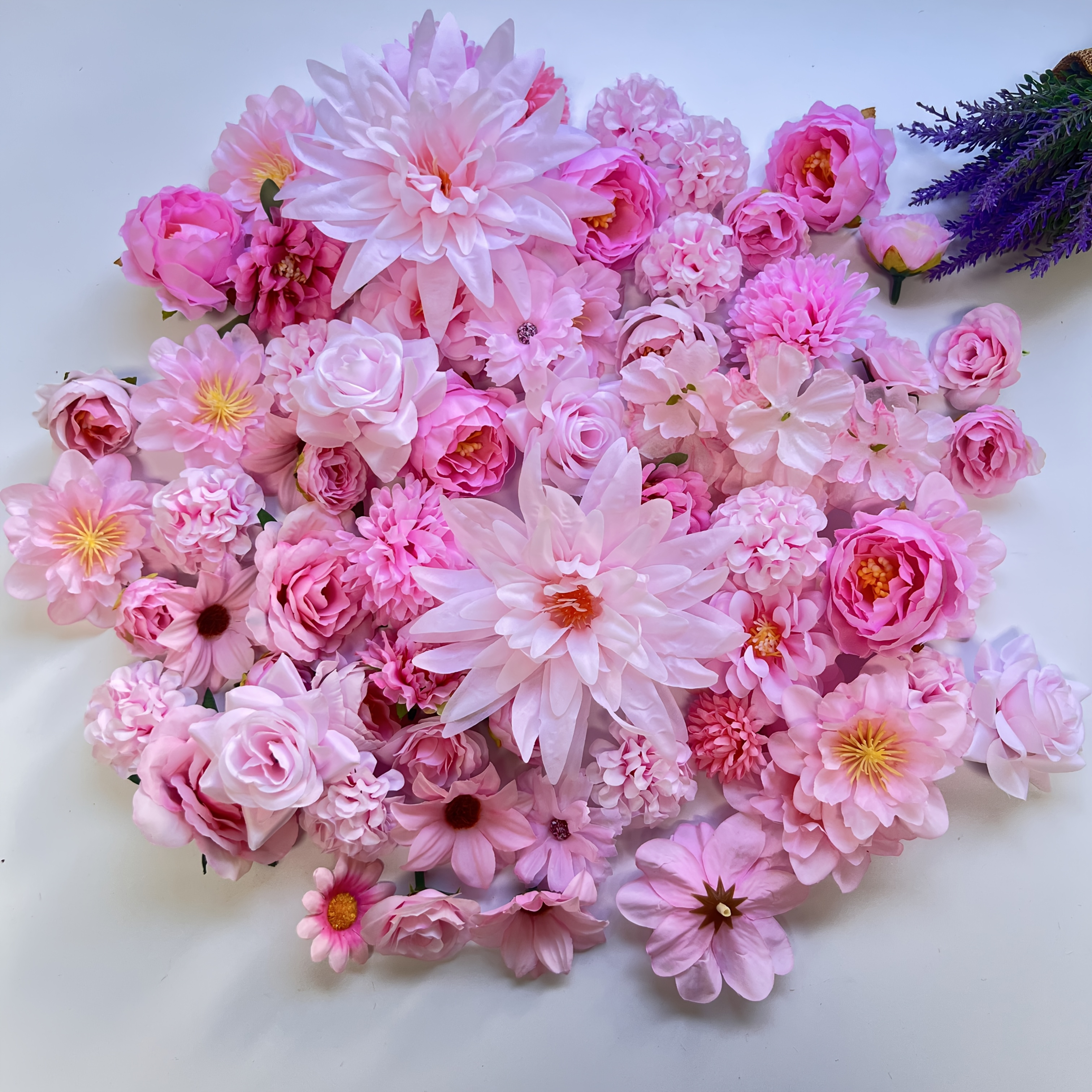 22 teiliges blumenkopf simulationsset künstlicher rosenkopf