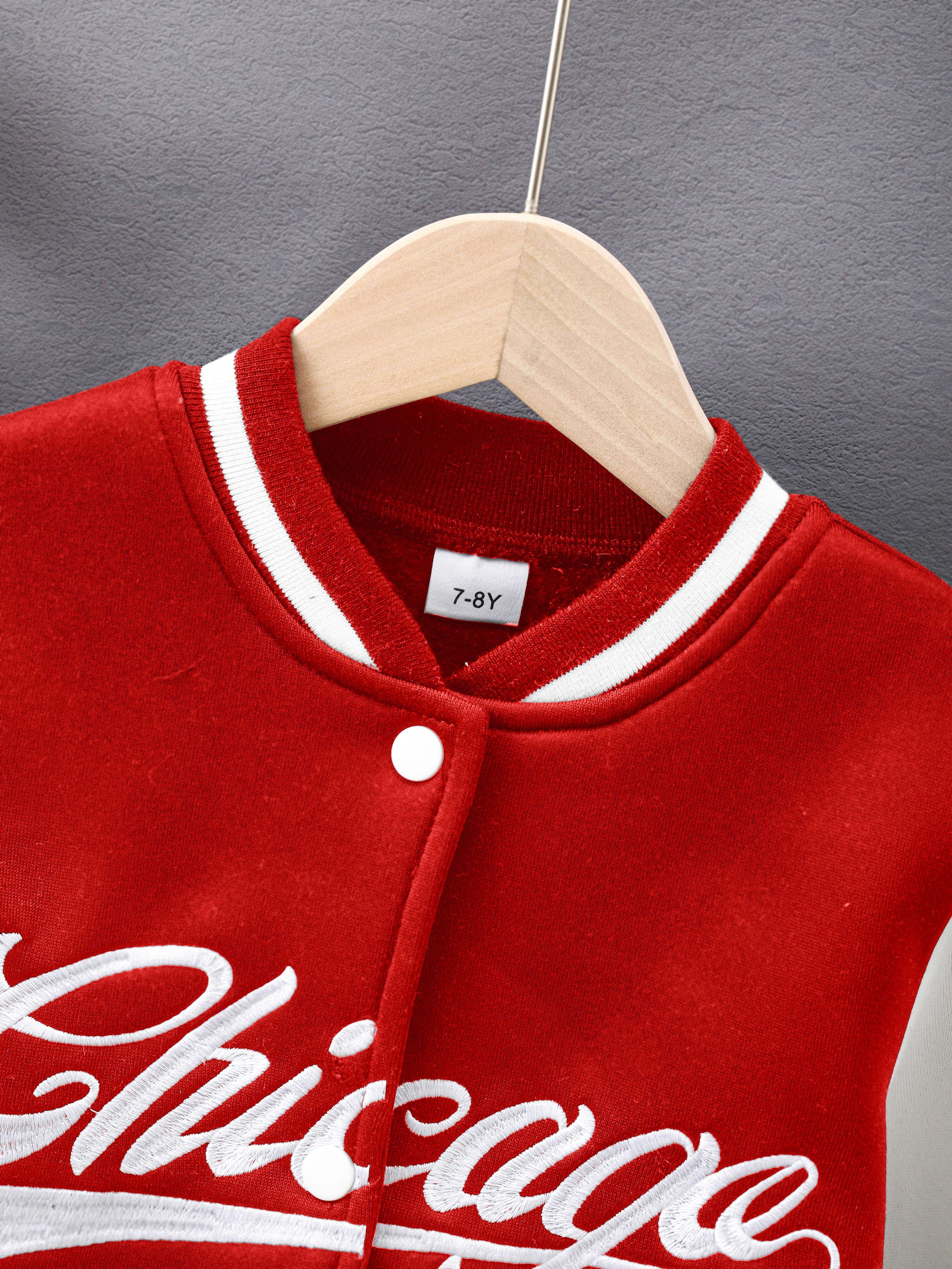 chaqueta béisbol niños kisskiddy bordado Temu Mexico