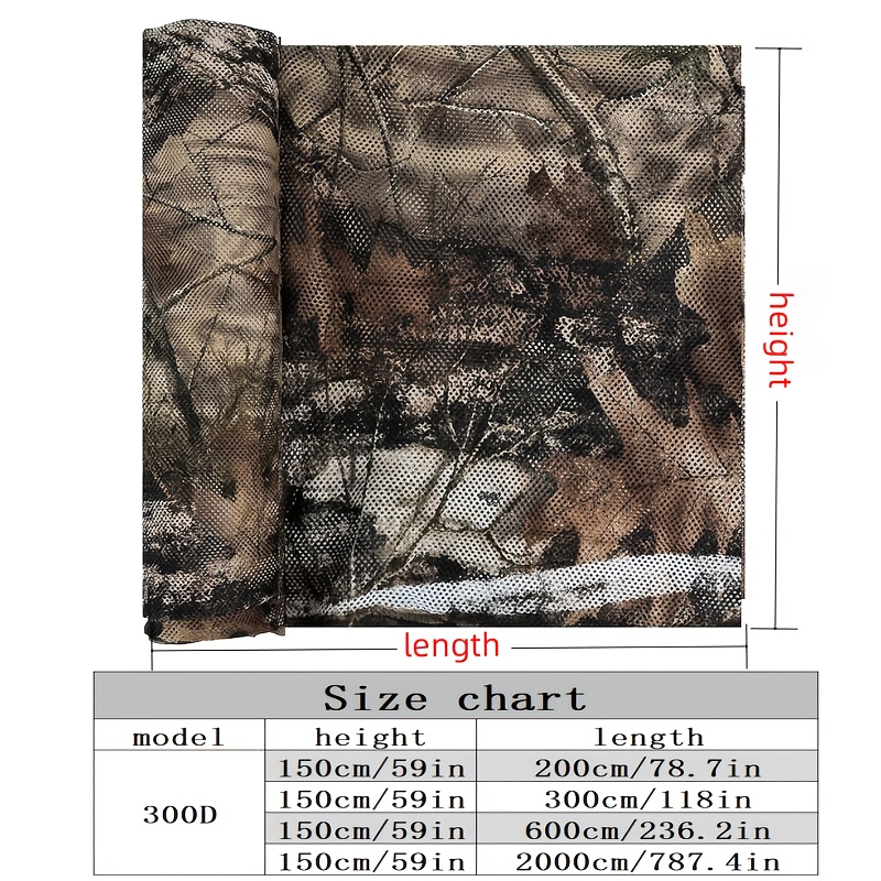 Camouflage Mesh Cover for Hunting
